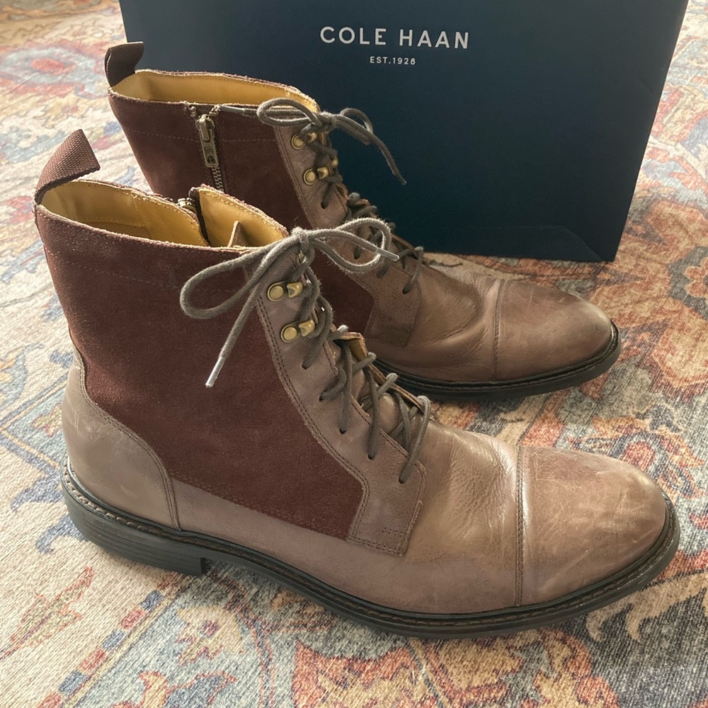 Men’s Cole Haan Marshall Lace Bootie, Size 13
